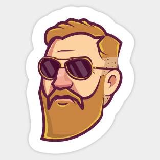 McGregor Badass Sticker